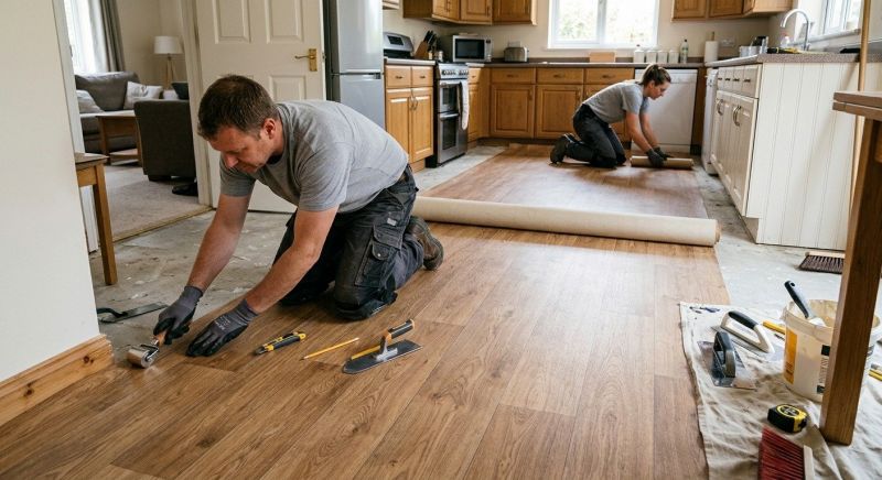 Linoleum Floor Installation in Pinellas County, FL